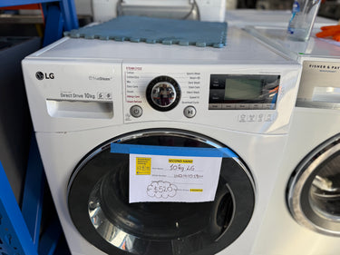 Second hand LG WD1410SBW 10kg front load washing machine - Second Hand Appliances Geebung